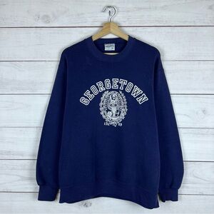 Vintage 1990s Georgetown Hoyas Pullover Sweatshirt XL